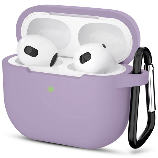 Techsuit silikonetui for Apple AirPods 3, lilla