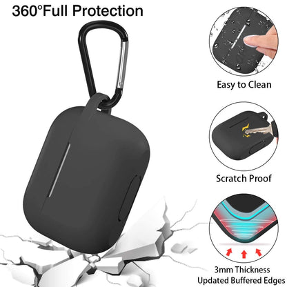 Techsuit silikonetui for Apple AirPods 3, svart