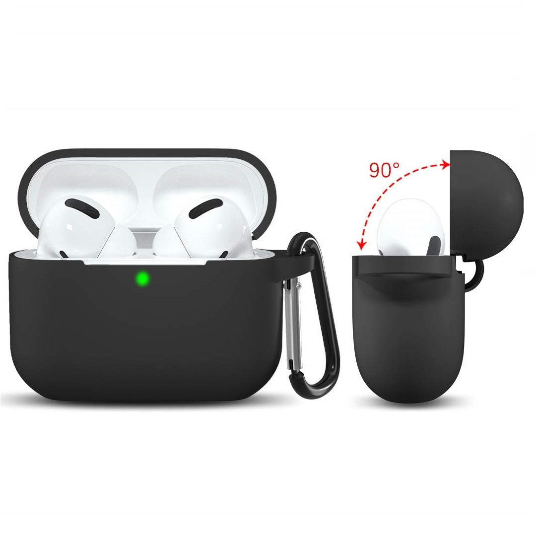 Techsuit silikonetui for Apple AirPods 3, svart
