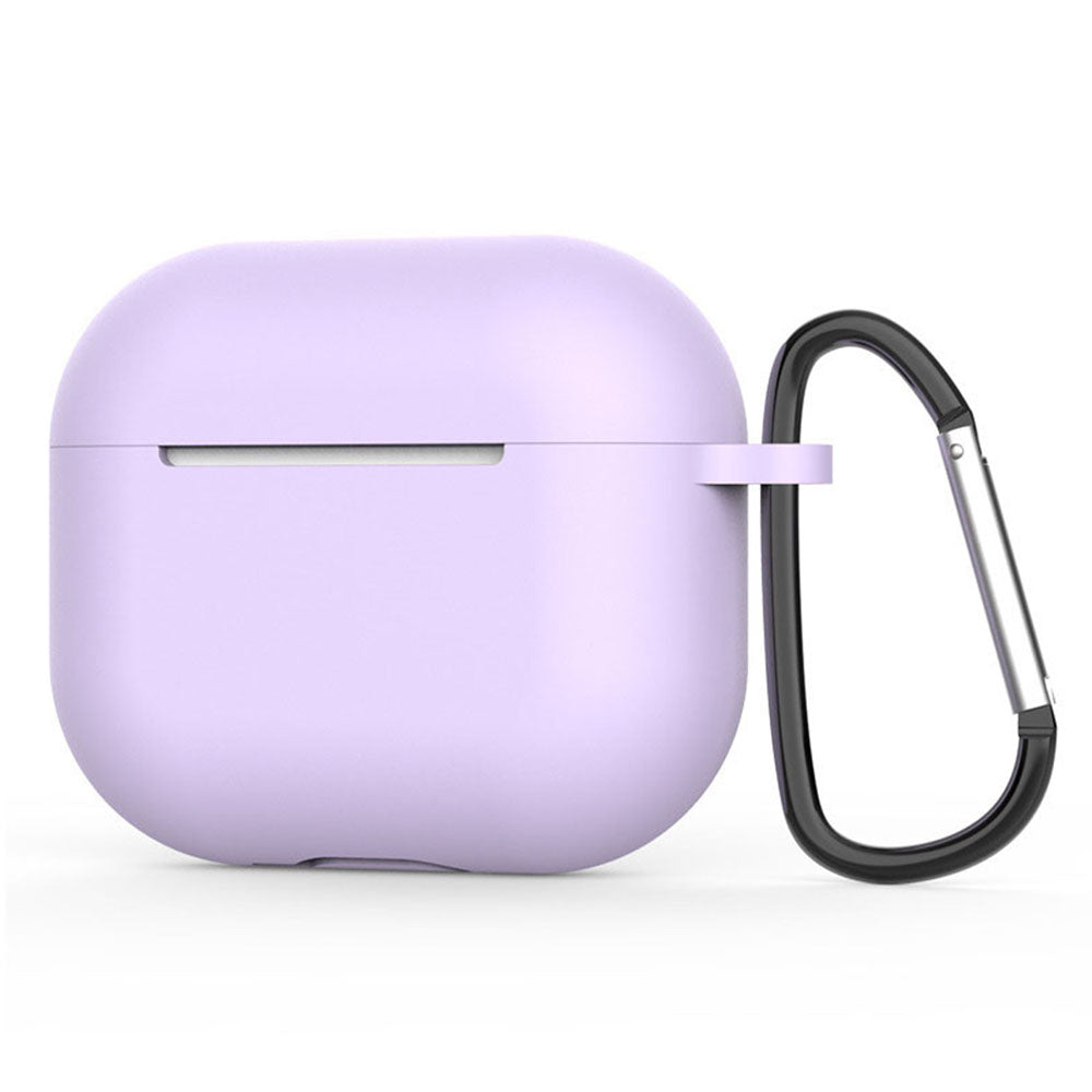 Techsuit silikonetui for Apple AirPods 4, lilla