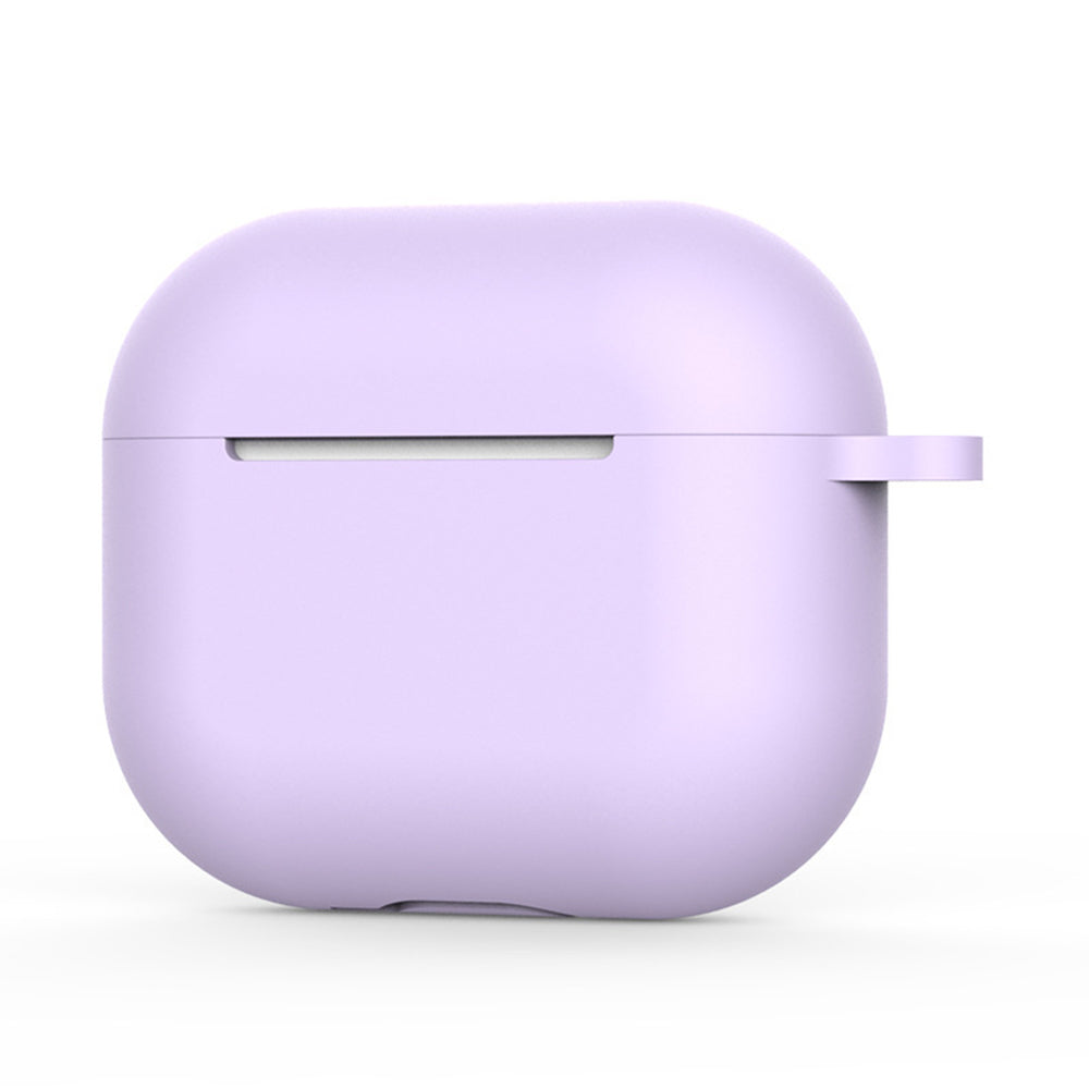 Techsuit silikonetui for Apple AirPods 4, lilla