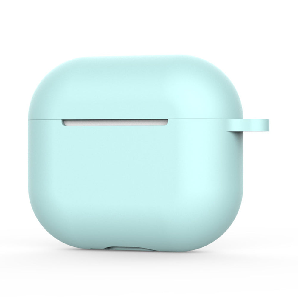 Techsuit silikonetui for Apple AirPods 4, lys turkis