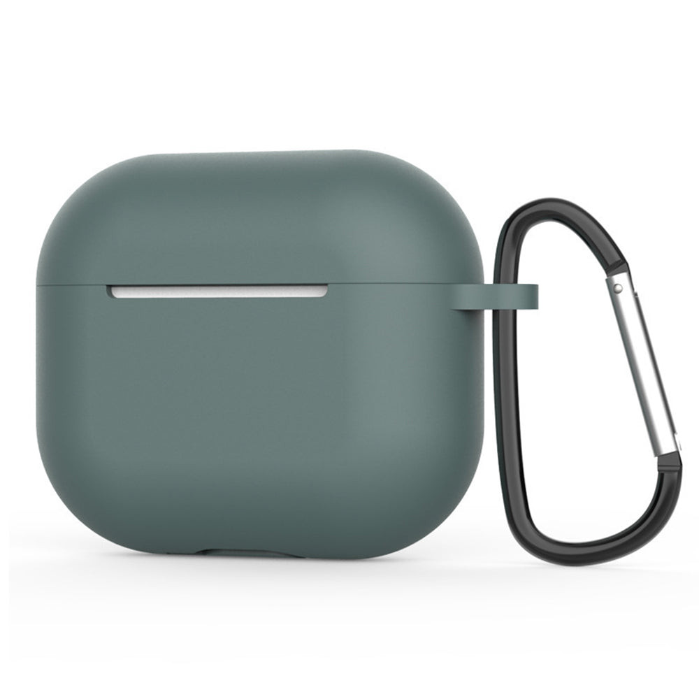 Techsuit silikonetui for Apple AirPods 4, mørkegrønn
