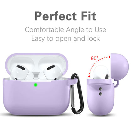 Techsuit silikonetui for Apple AirPods Pro-serien, lilla