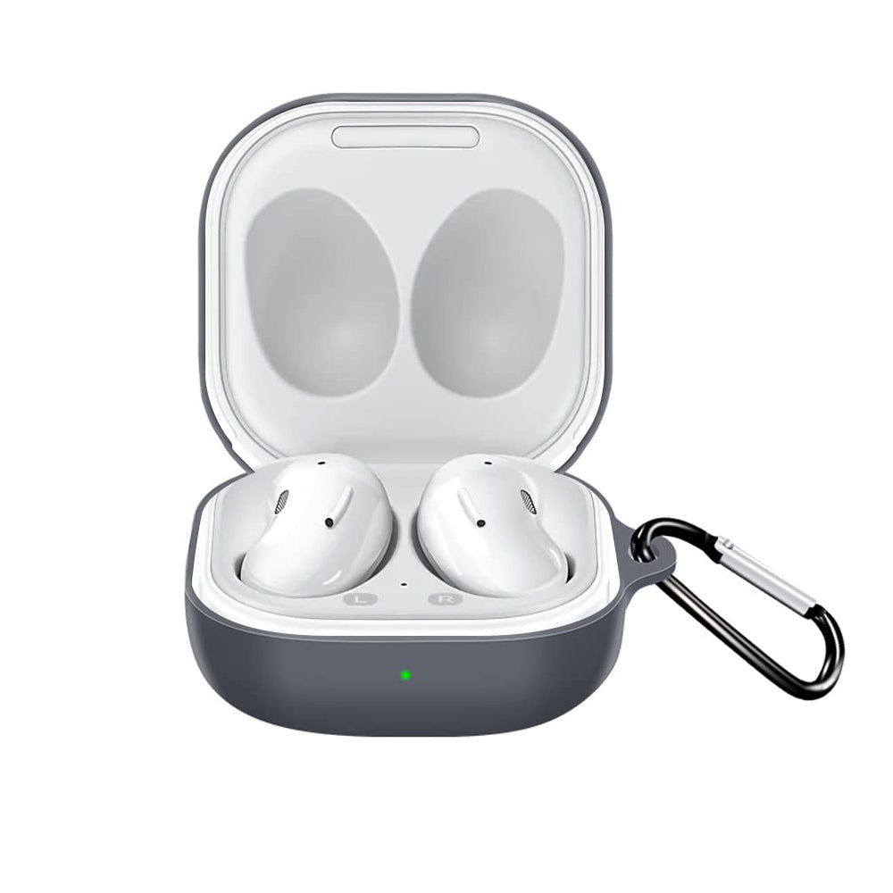 Techsuit silikonetui for Samsung Galaxy Buds FE / Buds2 Pro / Buds2 / Buds Pro / Buds Live, svart