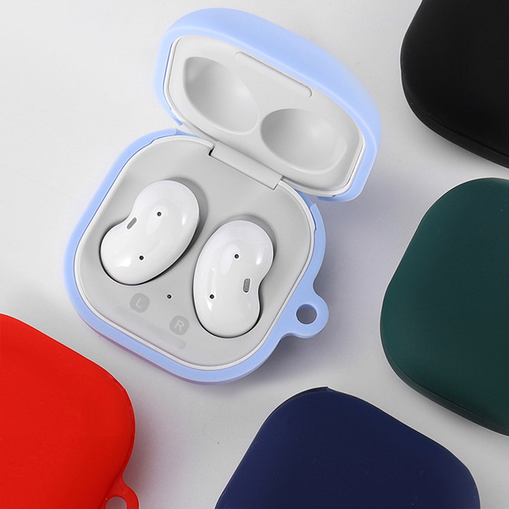Techsuit silikonetui for Samsung Galaxy Buds FE / Buds2 Pro / Buds2 / Buds Pro / Buds Live, svart