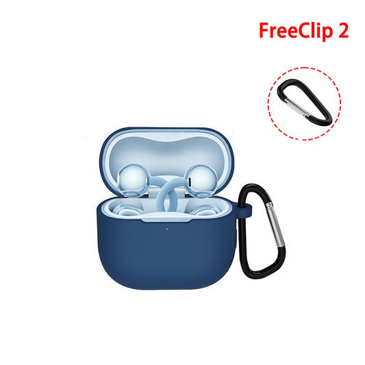 Techsuit Silicone-deksel for Huawei FreeClip 2, Svart