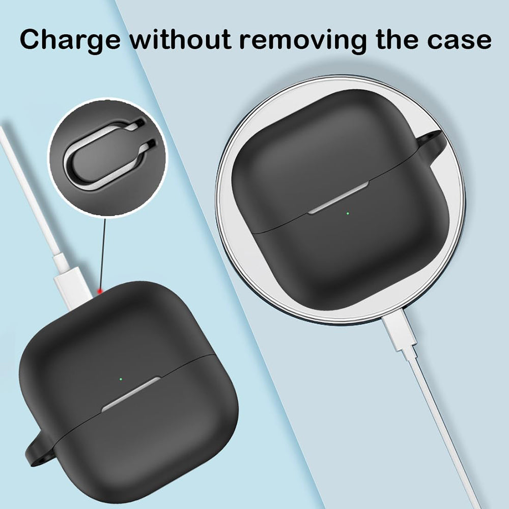 Techsuit Silicone-deksel for Huawei FreeClip 2, Svart