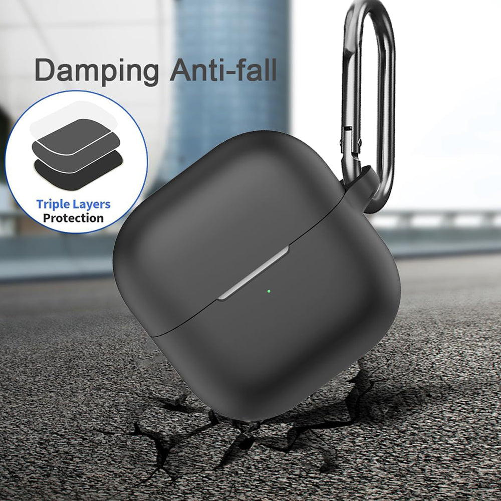 Techsuit Silicone-deksel for Huawei FreeClip 2, Svart