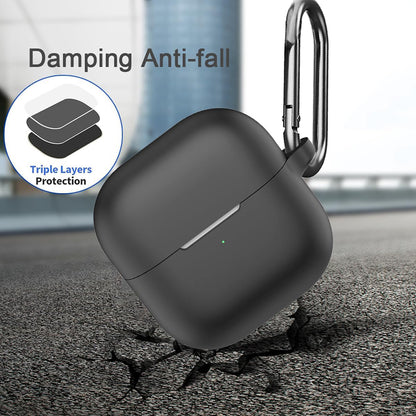 Techsuit Silicone-deksel for Huawei FreeClip 2, Svart