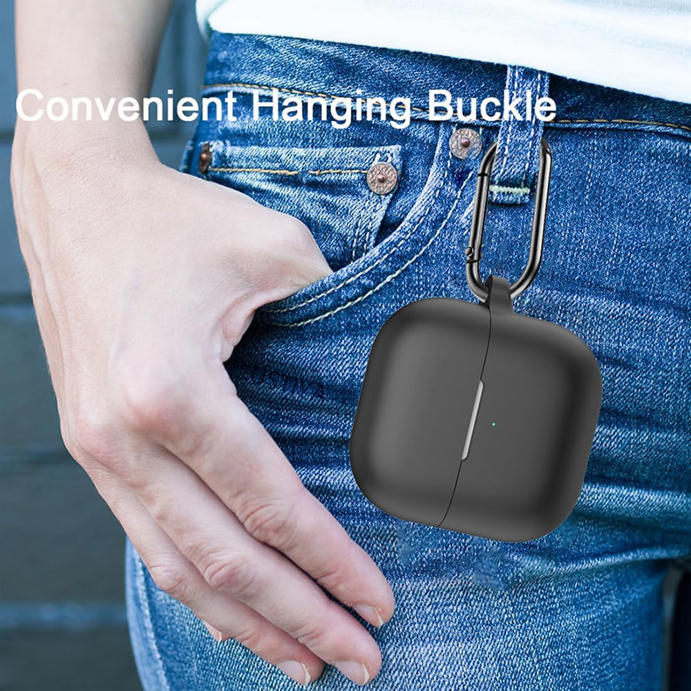Techsuit Silicone-deksel for Huawei FreeClip 2, Svart