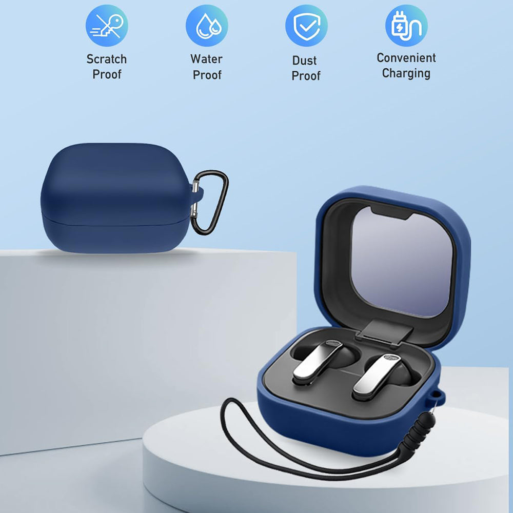 Techsuit Silicone-deksel for Samsung Galaxy Buds4 / Buds4 Pro, Hvit