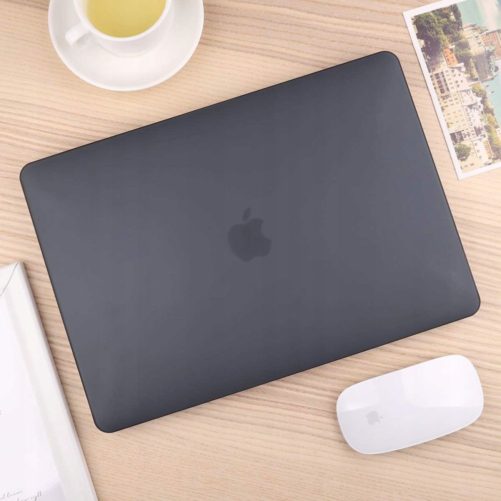 Techsuit UltraShell-etui for Apple MacBook Air M3 15 tommer (2024) / Air M2 15 tommer (2023), Svart