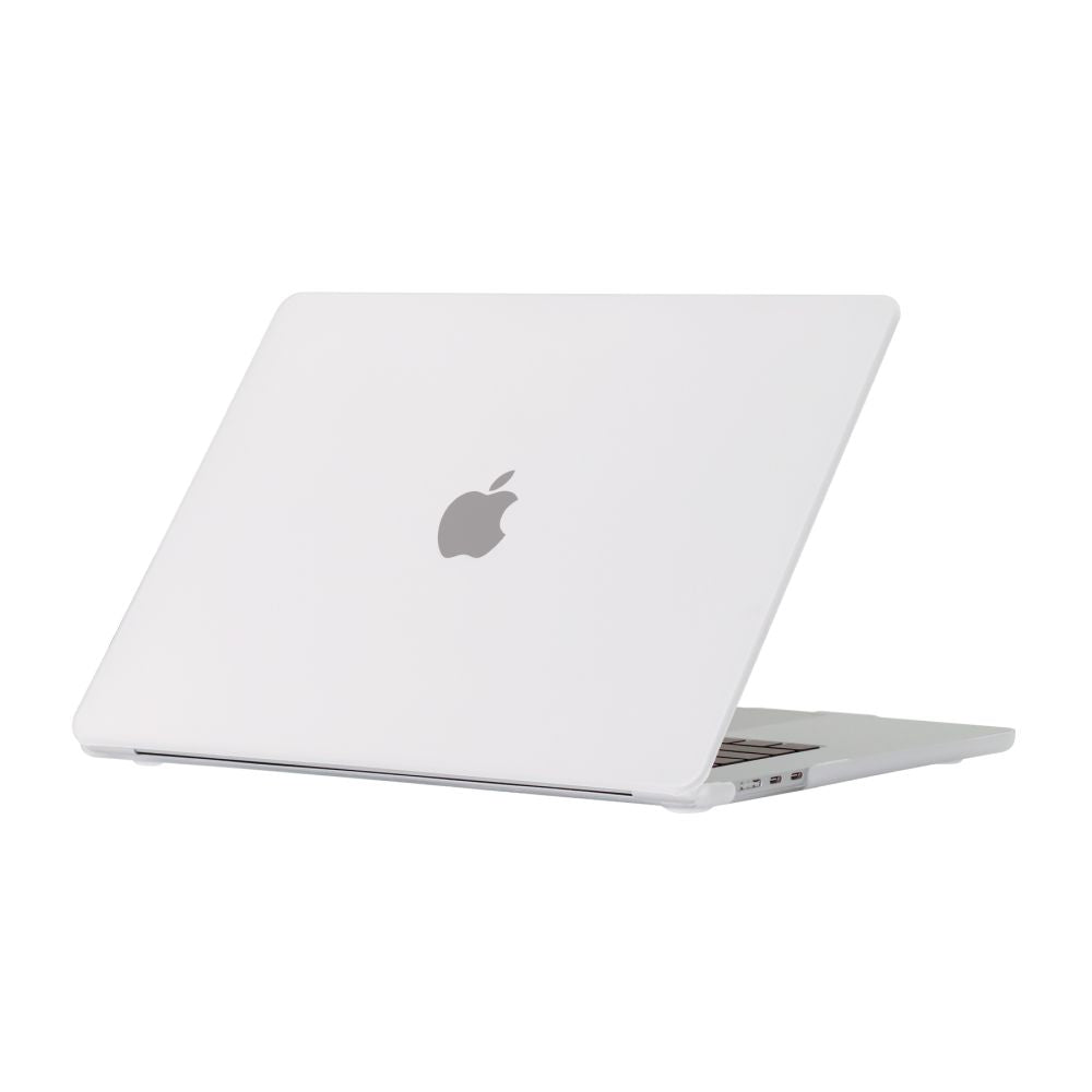 Techsuit UltraShell-etui for Apple MacBook Air M3 15 tommer (2024) / Air M2 15 tommer (2023), Matt Transparent