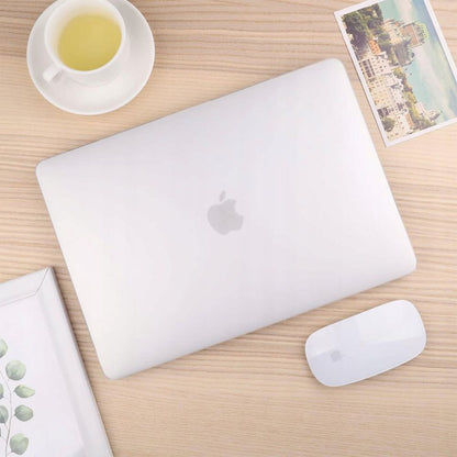 Techsuit UltraShell-etui for Apple MacBook Air M3 15 tommer (2024) / Air M2 15 tommer (2023), Matt Transparent
