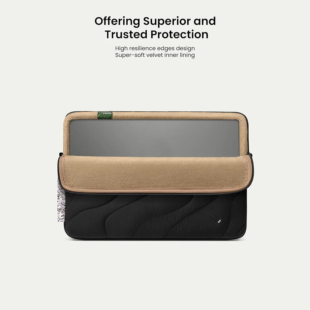 Tomtoc Terra etui for 14-tommers laptop, svart