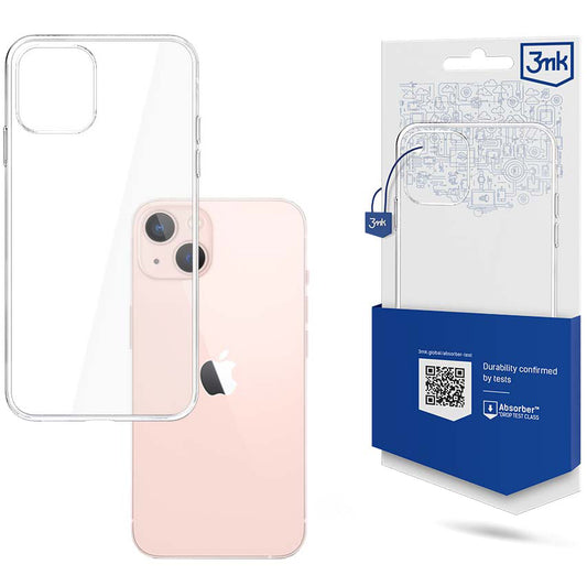 Deksel for Apple iPhone 14, 3MK, Gjennomsiktig