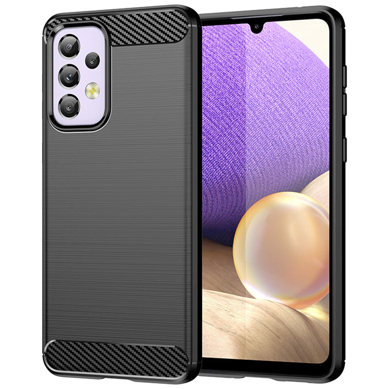 Deksel for Samsung Galaxy A13 A135, Karbon, Svart
