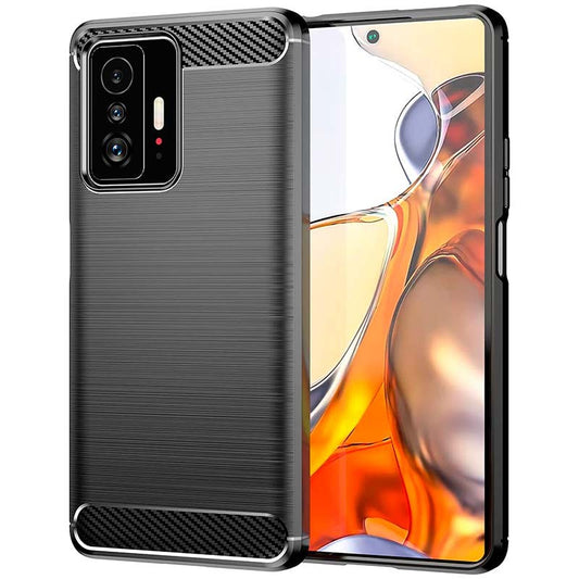 Deksel for Xiaomi 11T / 11T Pro, Karbon, Svart