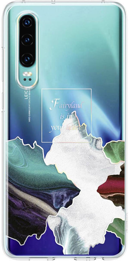 Etui til Huawei P30, Glacial Fairyland, gjennomsiktig 51993010