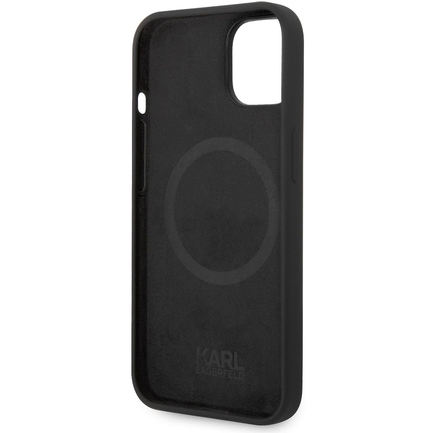 MagSafe-deksel for Apple iPhone 14 Plus, Karl Lagerfeld, Liquid Silicone Karl Head, svart