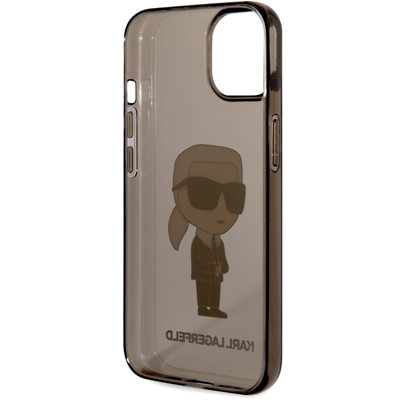 Deksel for Apple iPhone 14 Plus, Karl Lagerfeld, IML Ikonik NFT, Svart Gjennomsiktig