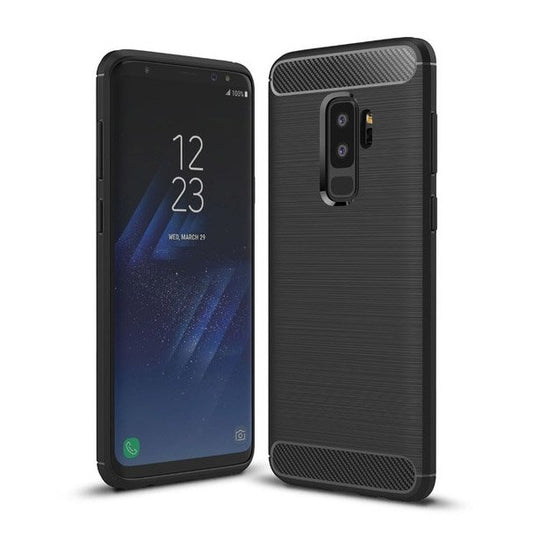 Deksel for Samsung Galaxy S9+ G965, OEM, Karbon, Svart