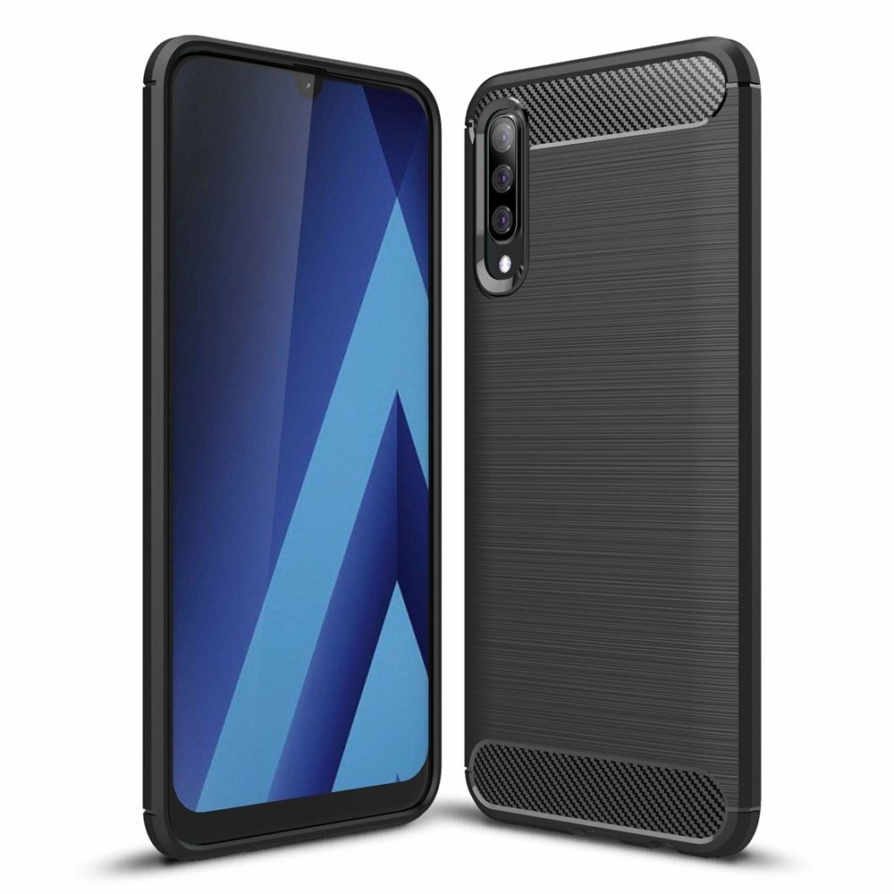 Deksel for Samsung Galaxy A70 A705, OEM, Karbon, Svart