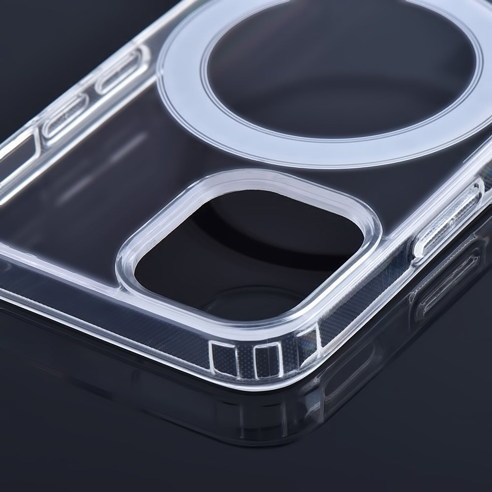 MagSafe-deksel for Apple iPhone 13, OEM, Clear Mag, Transparent