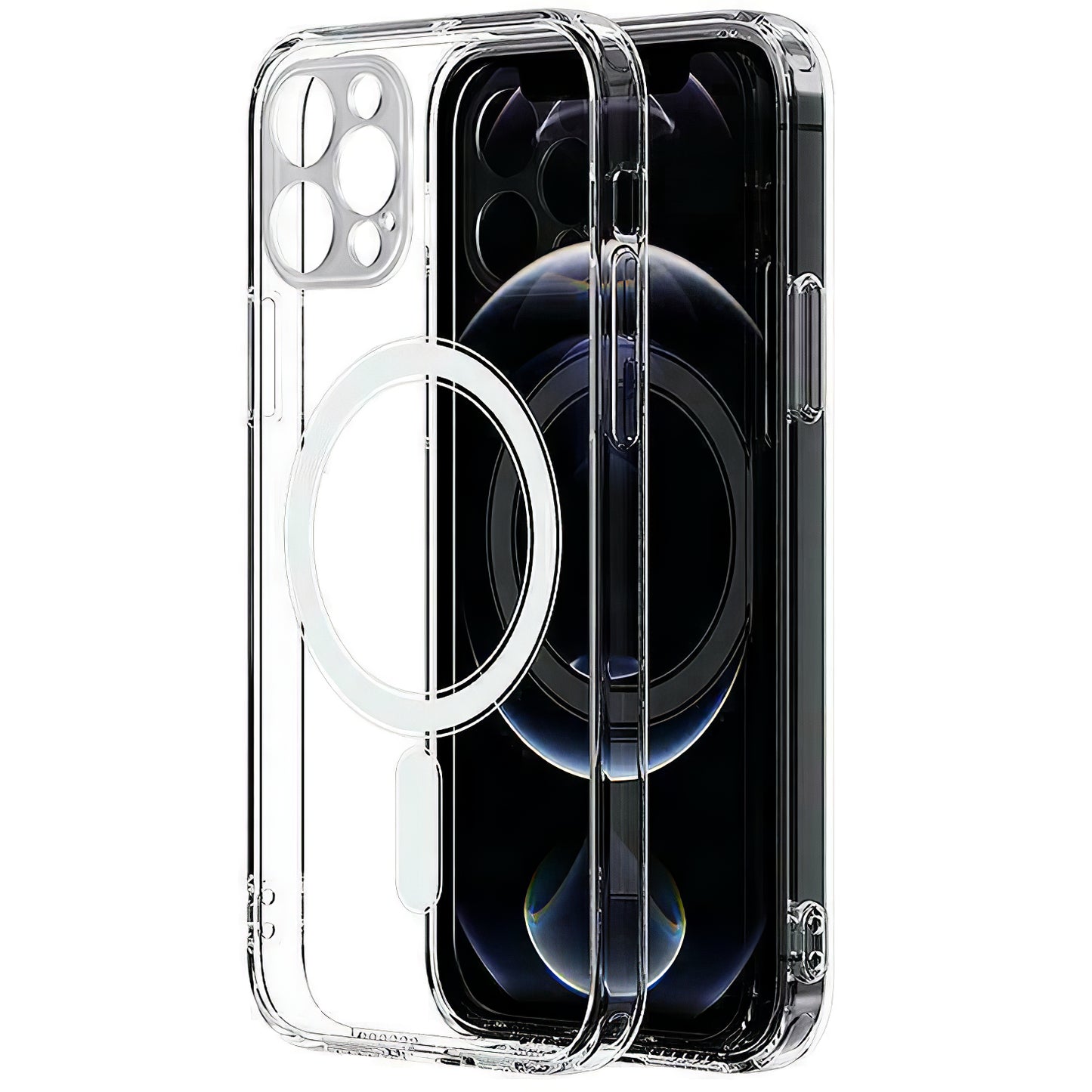 MagSafe-deksel for Apple iPhone 12 Pro, OEM, Magnetisk, Transparent