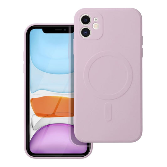MagSafe-deksel for Apple iPhone 11, OEM, Silicone Mag, Rosa