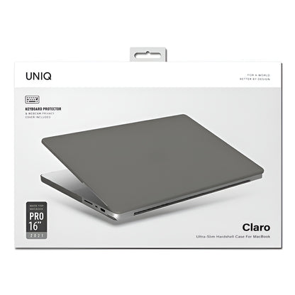 UNIQ Claro-etui for Apple MacBook Pro 16 tommer (2026) / (2024) / (2023) / (2021), Matt grå