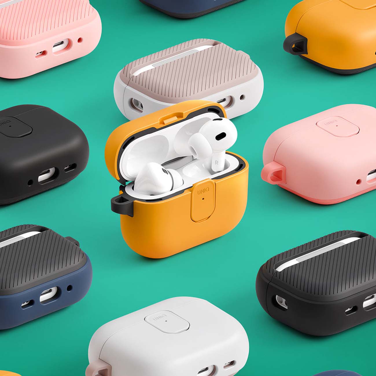 UNIQ Clyde etui for Apple AirPods 4, Coral