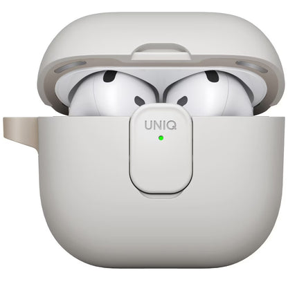 UNIQ Clyde deksel for Apple AirPods 4, Grå Beige