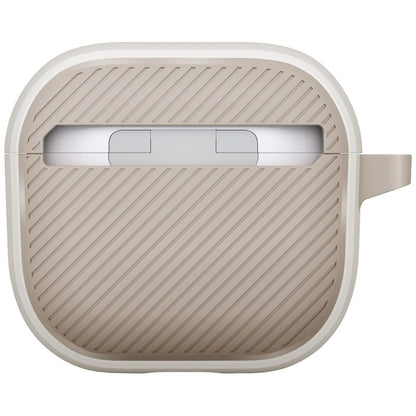 UNIQ Clyde deksel for Apple AirPods 4, Grå Beige