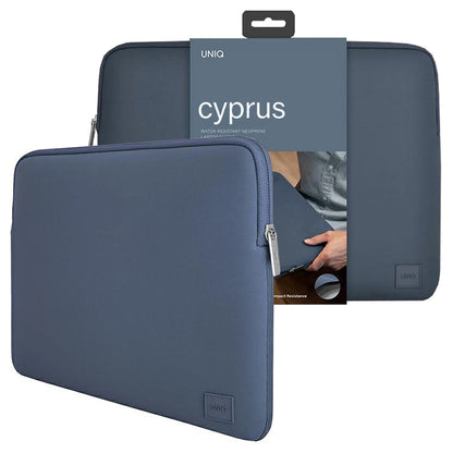 UNIQ Cyprus-etui for bærbar PC maks. 14 tommer, Marineblå