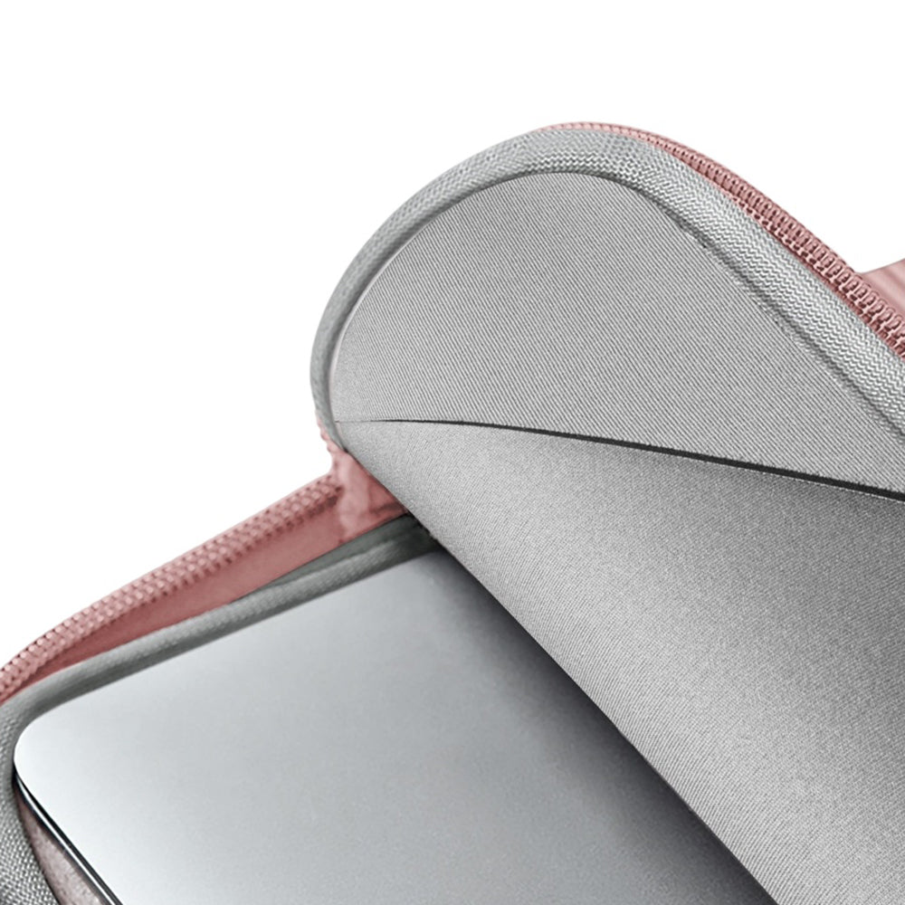 UNIQ Cyprus Ridge-etui for bærbar PC maks. 14 tommer, Rosa