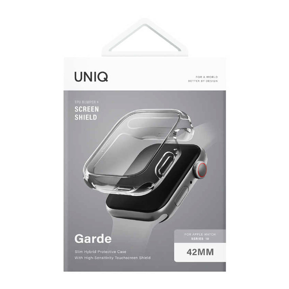 UNIQ Garde-deksel for Apple Watch Series 11 42mm, Transparent