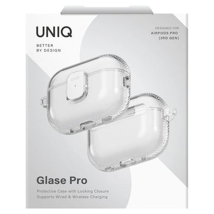 UNIQ Glase Pro-etui for Apple AirPods Pro 3, Transparent