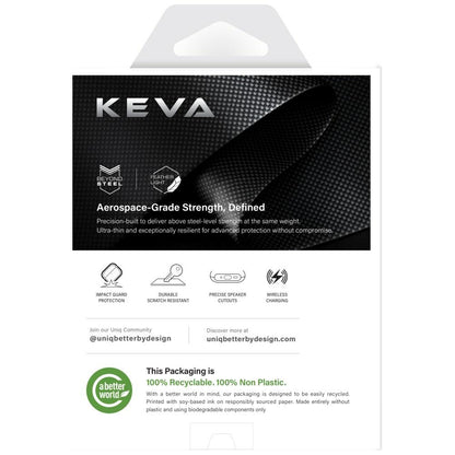 UNIQ Keva Prime etui for Apple AirPods Pro 3, Svart