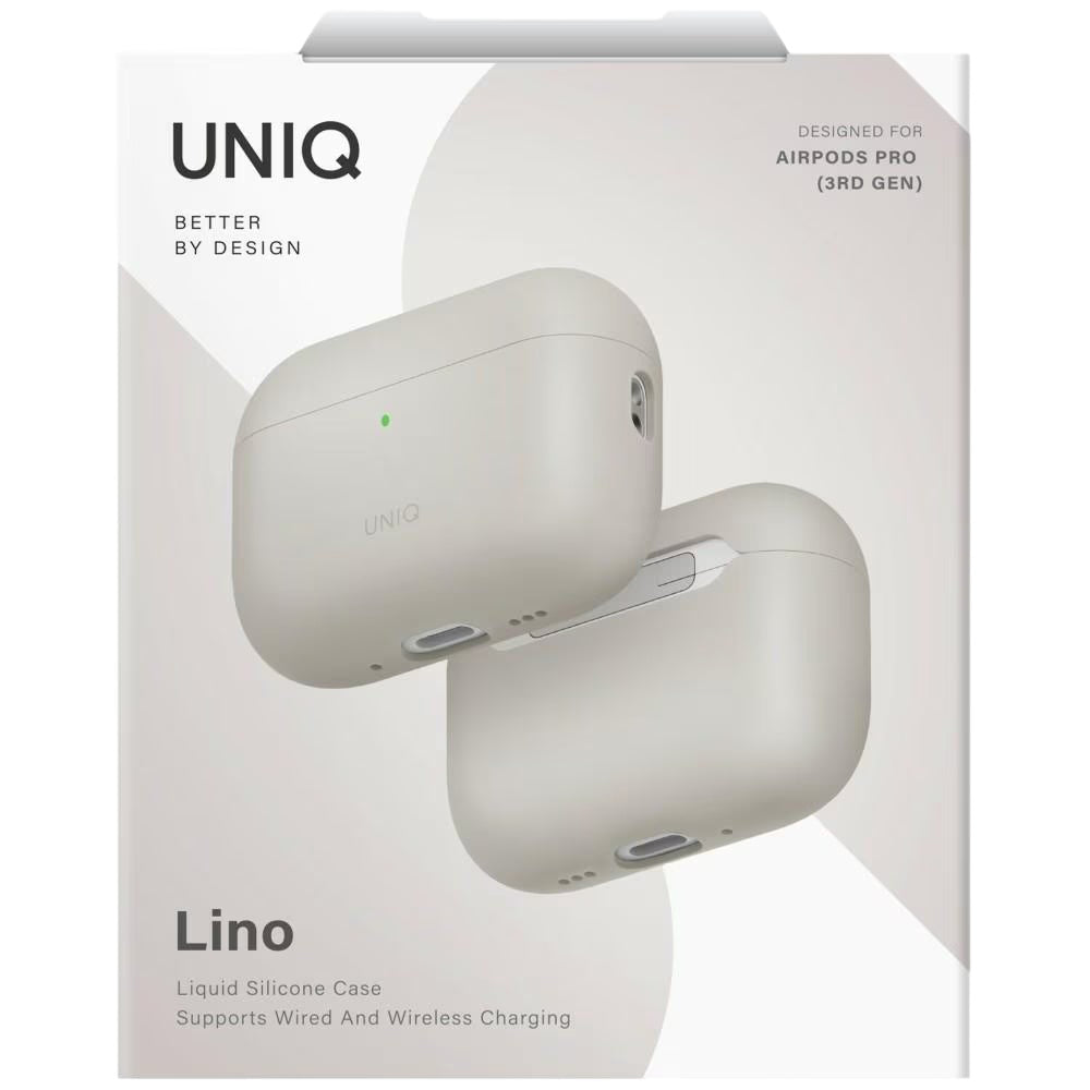 UNIQ Lino deksel for Apple AirPods Pro 3, beige