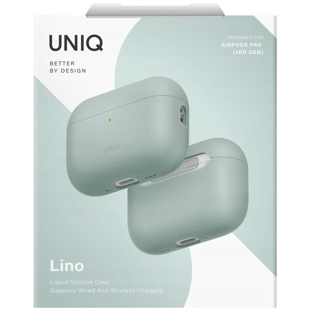UNIQ Lino deksel for Apple AirPods Pro 3, Mintgrønn