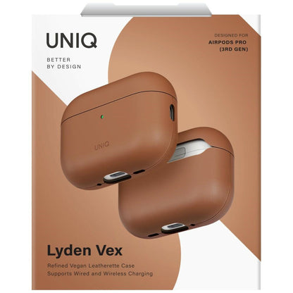 UNIQ Lyden Vex deksel for Apple AirPods Pro 3, Brun