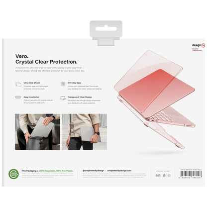 UNIQ Vero deksel for Apple MacBook Neo 13 tommer, Transparent