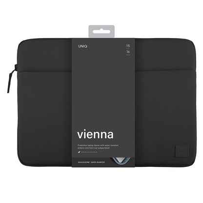 UNIQ Vienna-etui for bærbar PC maks. 16 tommer, svart