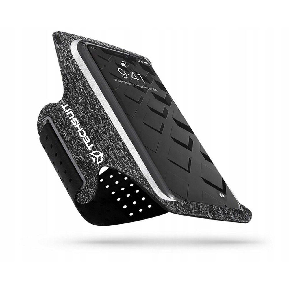 Universalt deksel for telefon maks. 6,5 tommer, Techsuit, Sports TH10, svart