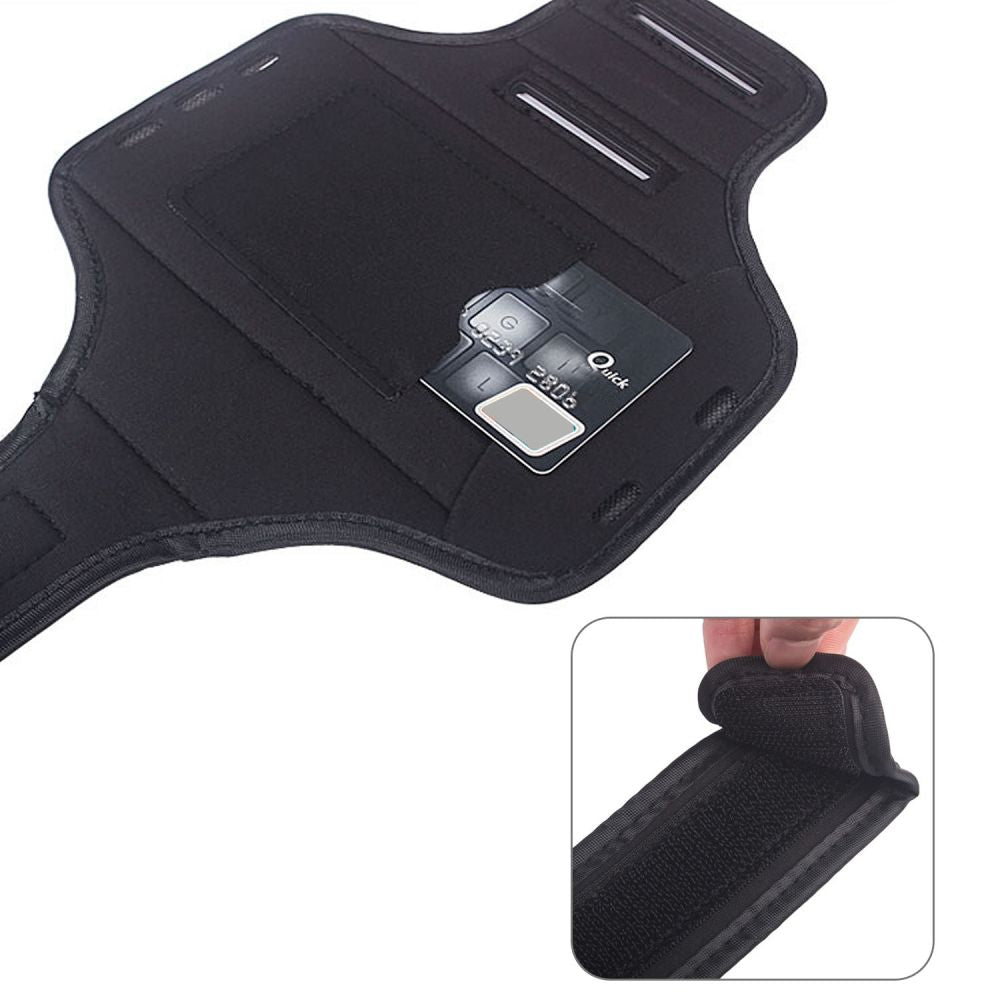 Universelt deksel for telefon maks. 6,8 tommer, Techsuit, Sports TH20, svart