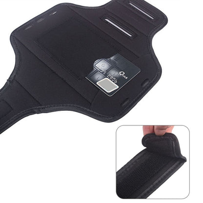 Universelt deksel for telefon maks. 6,8 tommer, Techsuit, Sports TH20, svart
