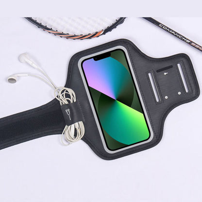 Universelt deksel for telefon maks. 6,8 tommer, Techsuit, Sports TH20, svart