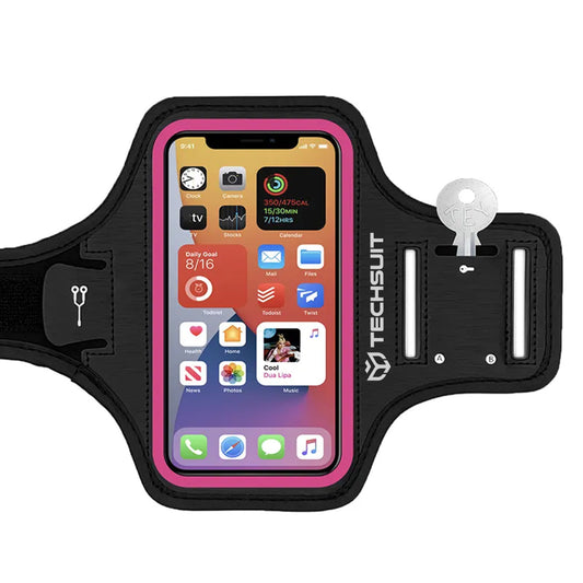 Universalt telefondeksel maks. 6,8 tommer, Techsuit, Sports TH20, Rosa